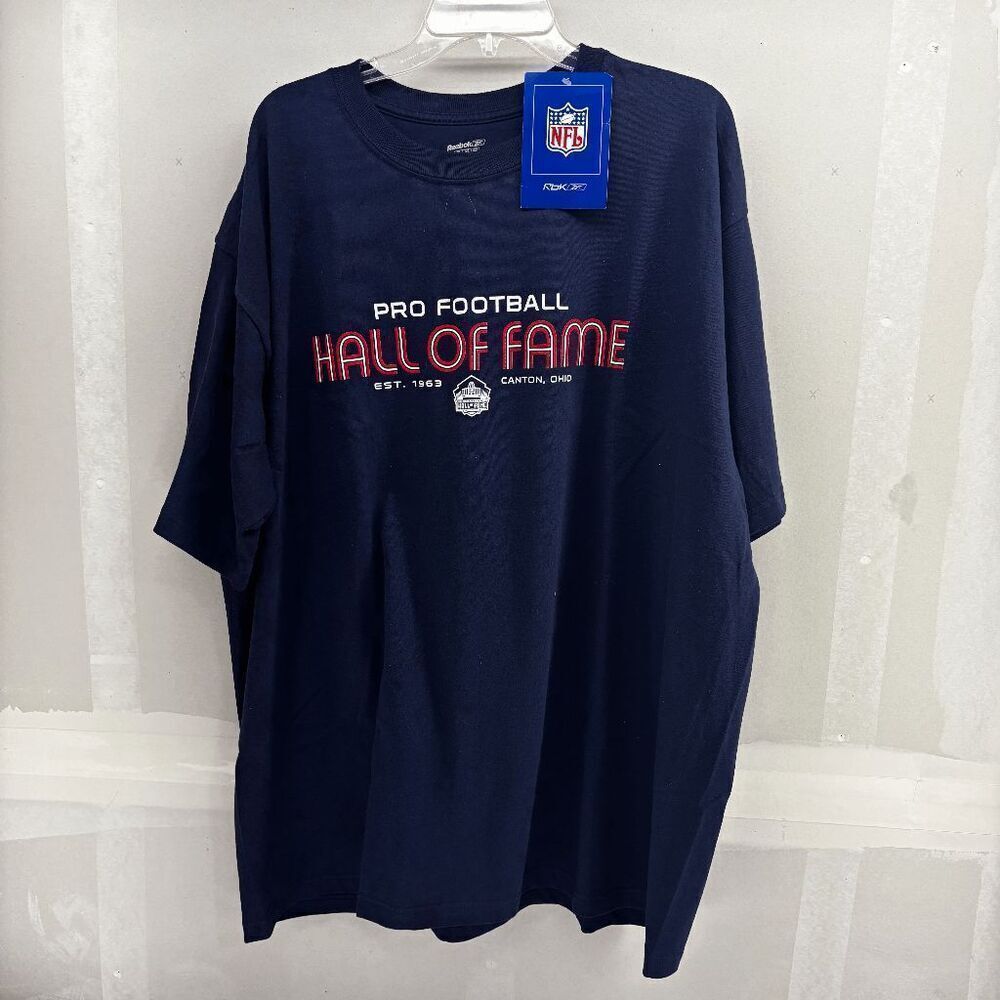 Vintage NFL Pro Football Hall of Fame Reebok Mens 2XL Deadstock New Shirt NWT